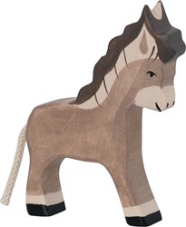Holztiger Holz Esel Spielfigur - kleine donkey - nachhaltiges Spielzeug
