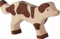 Holztiger Holz Bauernhofhund Spielfigur nachhaltig handgefertigt