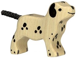 Holztiger Holz Dalmatiner Spielfigur für Kinder - pädagogisches Spielzeug
