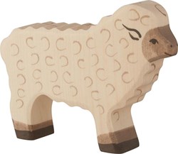 Holztiger Holz Schaf stehend - nachhaltige Spielfigur für Kinder