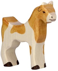 Holztiger Holz Ziege Spielfigur handgefertigt nachhaltiges Spielzeug