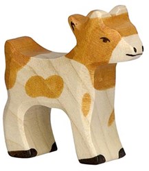 Holztiger Holz Zicklein - Bauernhof Tier Spielfigur FSC Holz