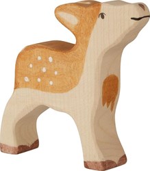 Holztiger Holz Spielfigur Rehkitz - nachhaltiges Spielzeug Hirschkalb