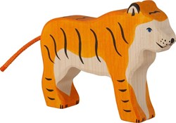 Holztiger Holz Tiger Spielfigur - handgefertigtes nachhaltiges Spielzeug