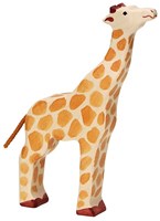 Holztiger Holz Giraffe Spielfigur - Kopf erhoben - nachhaltiges Spielzeug