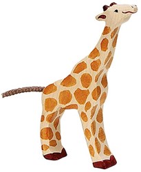 Holztiger Holz Giraffe klein Spielfigur handgefertigt