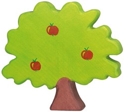 Holztiger Holz Apfelbaum Spielzeug - fantasievolles Spielen