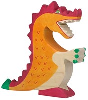 Holztiger Holz Drache Spielfigur rot FSC nachhaltiges Spielzeug