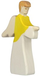 Holztiger Holz Erzengel Weihnachtsfigur handgefertigtes Spielzeug
