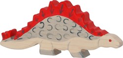 Holztiger Holz Dinosaurier Stegosaurus Spielfigur - nachhaltiges Spielzeug