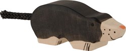 Holztiger Holz Maulwurf Spielfigur - handgefertigtes und langlebiges Spielzeug