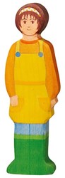 Holztiger Holz Bäuerin Spielfigur Bauernhof nachhaltiges Spielzeug