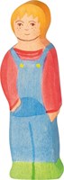 Holztiger Holz Spielfigur Bauernsohn Fantasie Spielzeug