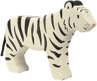 Holztiger Holz Tiger Spielfigur offenes Spielzeug Kinder