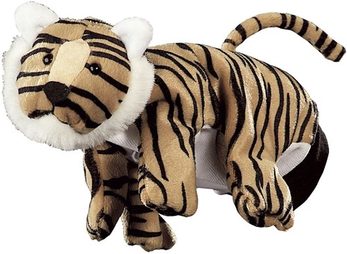 Beleduc Handpuppe Tiger - Spielhandschuh für Kinder - Handpuppe