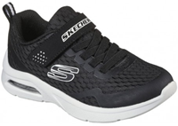 Skechers S-Lights Kids Shoes - Black/Grey - J7