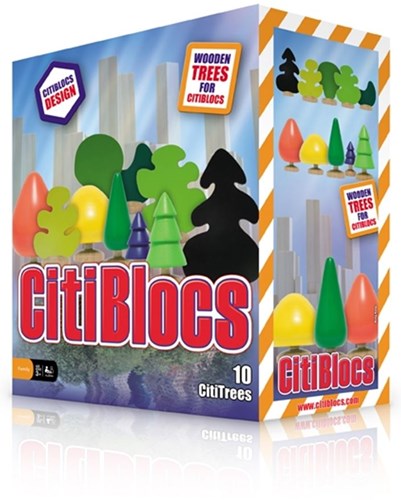 Harlekijn CitiBlocs-Bäume 10. 3+