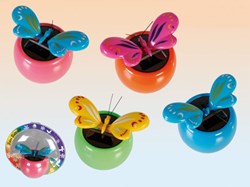 Keycraft Schmetterling solar Topf Garten Dekoration 8 cm 4 sorten