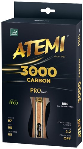 Atemi Tischtennisschläger Carbon Anatomic ITTF - Profi Qualität-3
