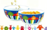 Moses Frühstücksschale Monster - buntes Kindergeschirr Porzellan