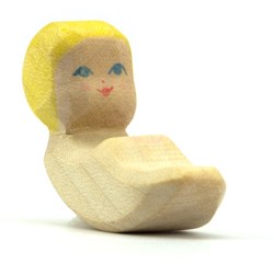 Ostheimer Holz Kind Spielfigur für Wiege und Puppenhaus
