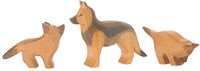 Ostheimer Deutscher Schäferhund klein Holzspielzeug Figur-2