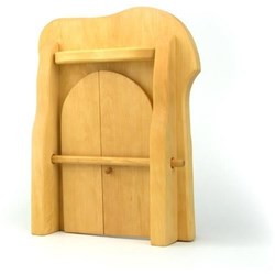 Ostheimer Holz Burg Tor 2-teilig Spielzeug Schloss
