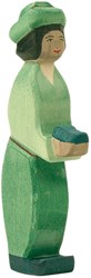 Ostheimer Holz Spielfigur König grün orientalisch Weihnachten