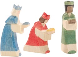 Ostheimer Holz Königsgruppe Mini 3-teilig handgefertigtes Spielzeug