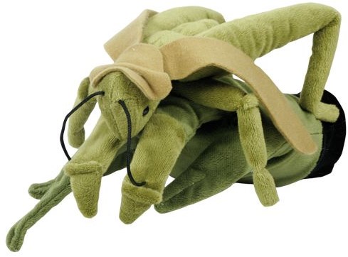 Beleduc Handpuppe Grashüpfer - pädagogisches Spielzeug für Kinder