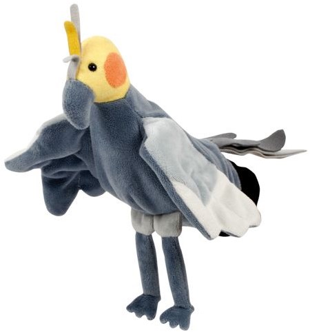Beleduc Handpuppe Nymphensittich - Lernspielzeug Vogel