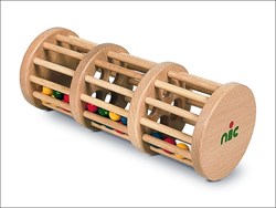 nic Holz Rasselturm Babyspielzeug für Kleinkinder und Babys