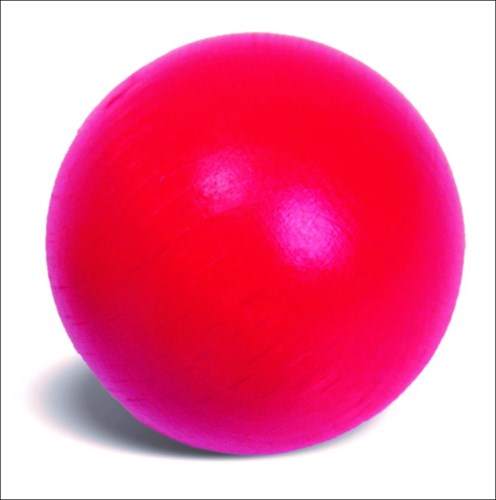 nic Holzspielzeug Ball rot - pädagogischer Spielball