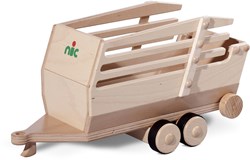 nic loader holzspielzeug zug beige loader für kinder