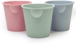 SCRUNCH-Set mit 3 Eimern
