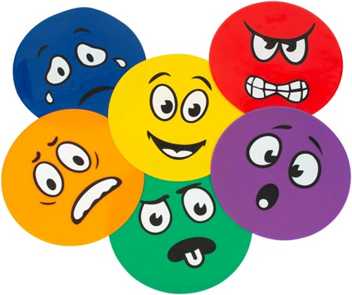 Spordas Bodenscheiben Set - Emotion in Bewegung, 6 Stück, Lernspielzeug
