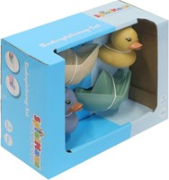 Vedes Baby Spielzeug Set Ente und Boote 4 Stück bunt Karton