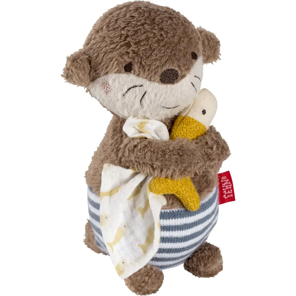 Fehn Badespielzeug Otter - schwimmendes Badetier für Babys