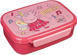 Peppa Pig Brotdose mit Behälter - bunte Lunchbox für Kinder