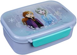 van der Meulen Frozen Brotdose blau für Kinder - Disney Lunchbox
