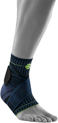 Bauerfeind Sports Knöchelbandage Unterstützung schwarz-navy rechts XXL Sport