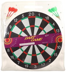 Dartboard Spielzeug 40cm mit 6 Darts für Kinder und Erwachsene