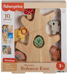 Fisher-Price Holz Balance-Baum Stapelspielzeug Montessori FSC