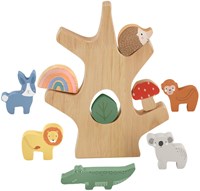 Fisher-Price Holz Balance-Baum Stapelspielzeug Montessori FSC-2