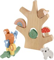 Fisher-Price Holz Balance-Baum Stapelspielzeug Montessori FSC-3