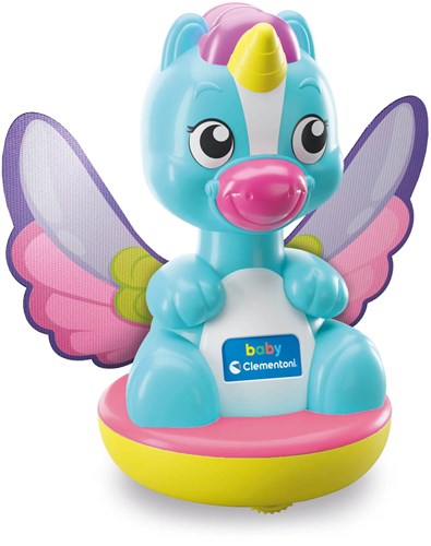 Clementoni Baby Kreisel Einhorn und Drache - buntes Kleinkindspielzeug-3