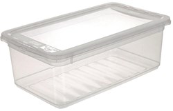 Keeeper Aufbewahrungsbox BEA 5,6 Liter silber mit Deckel - stabile Box