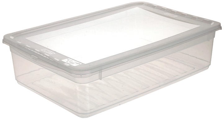 Keeeper Aufbewahrungsbox transparent 8 Liter mit Deckel