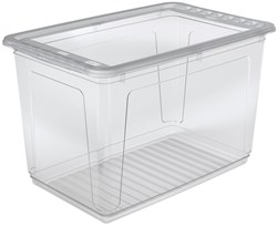 Keeeper Aufbewahrungsbox BEA 52 Liter transparent mit Deckel - vielseitig einsetzbar
