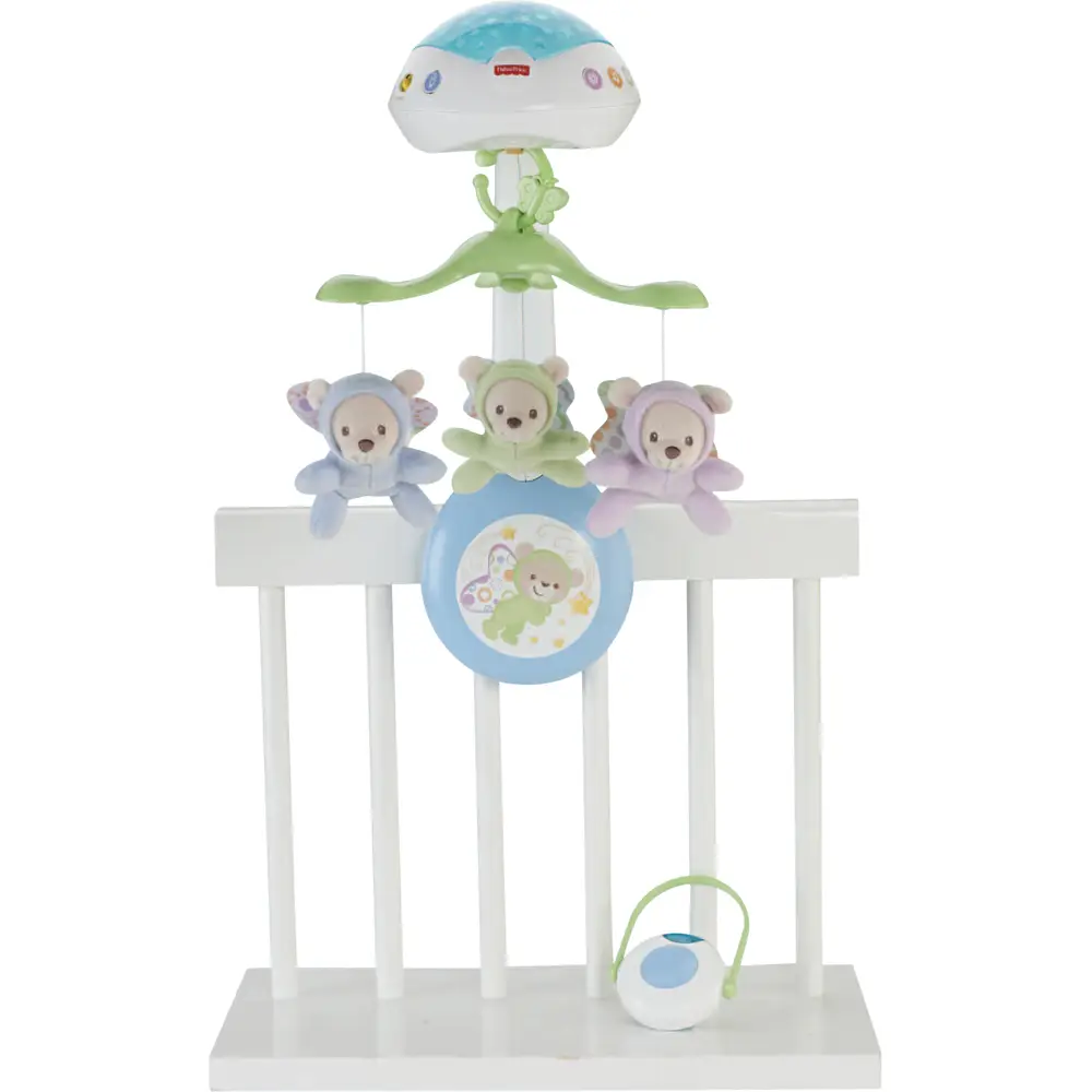 Mattel Baby-Mobile mit Musik und Projektor - 3-in-1 Fisher-Price Mobile